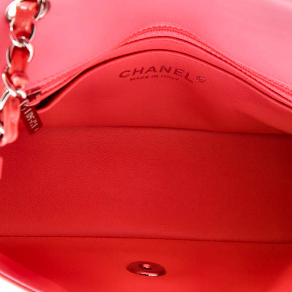 Chanel Mini Classic Single Flap Bag Quilted Patent - Picture 5 of 6